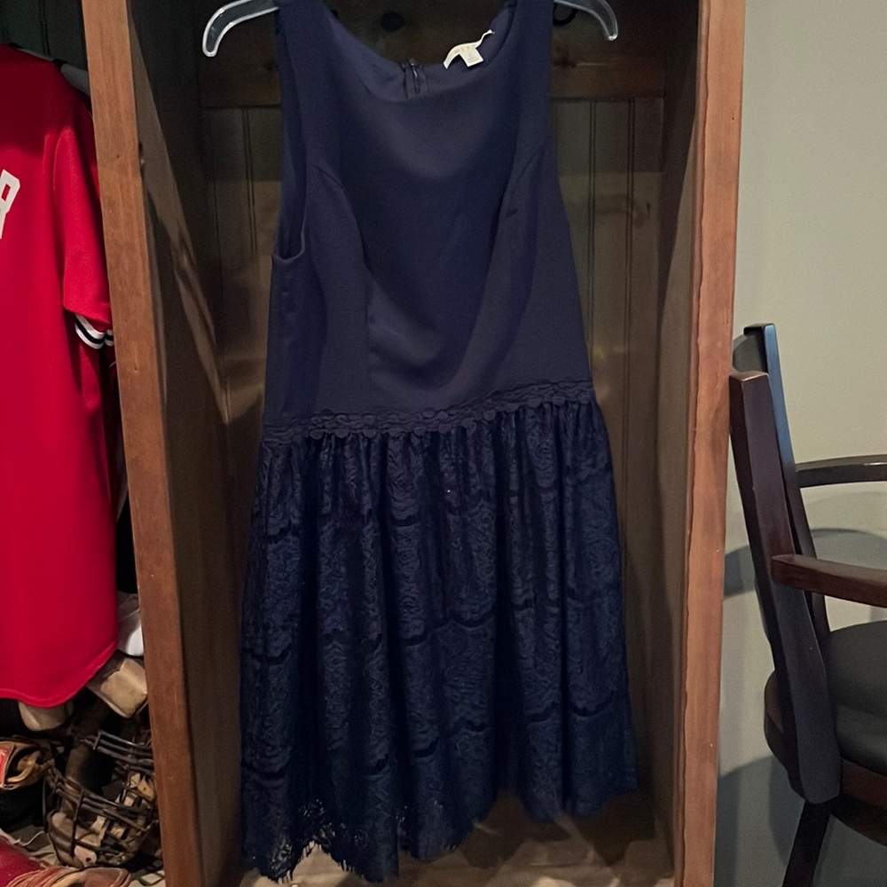 NWT large navy lace dress from Francesca’s